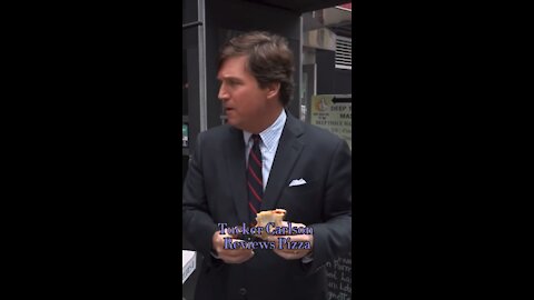 Tucker Carlson Review Pizza 🍕