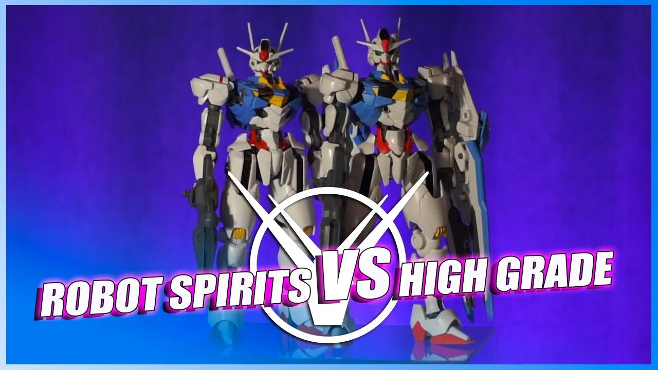 Gunpla VS Robot Spirits - Gundam Aerial Comparison [Witch from Mercury]