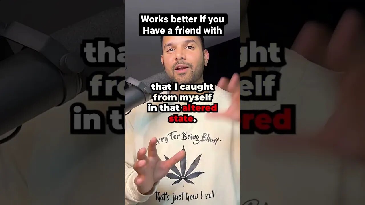 My favorite thing to do while I’m high