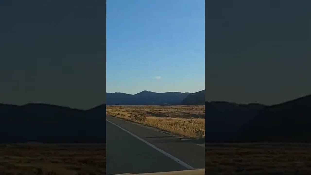 Driving through Grand Teton National Park