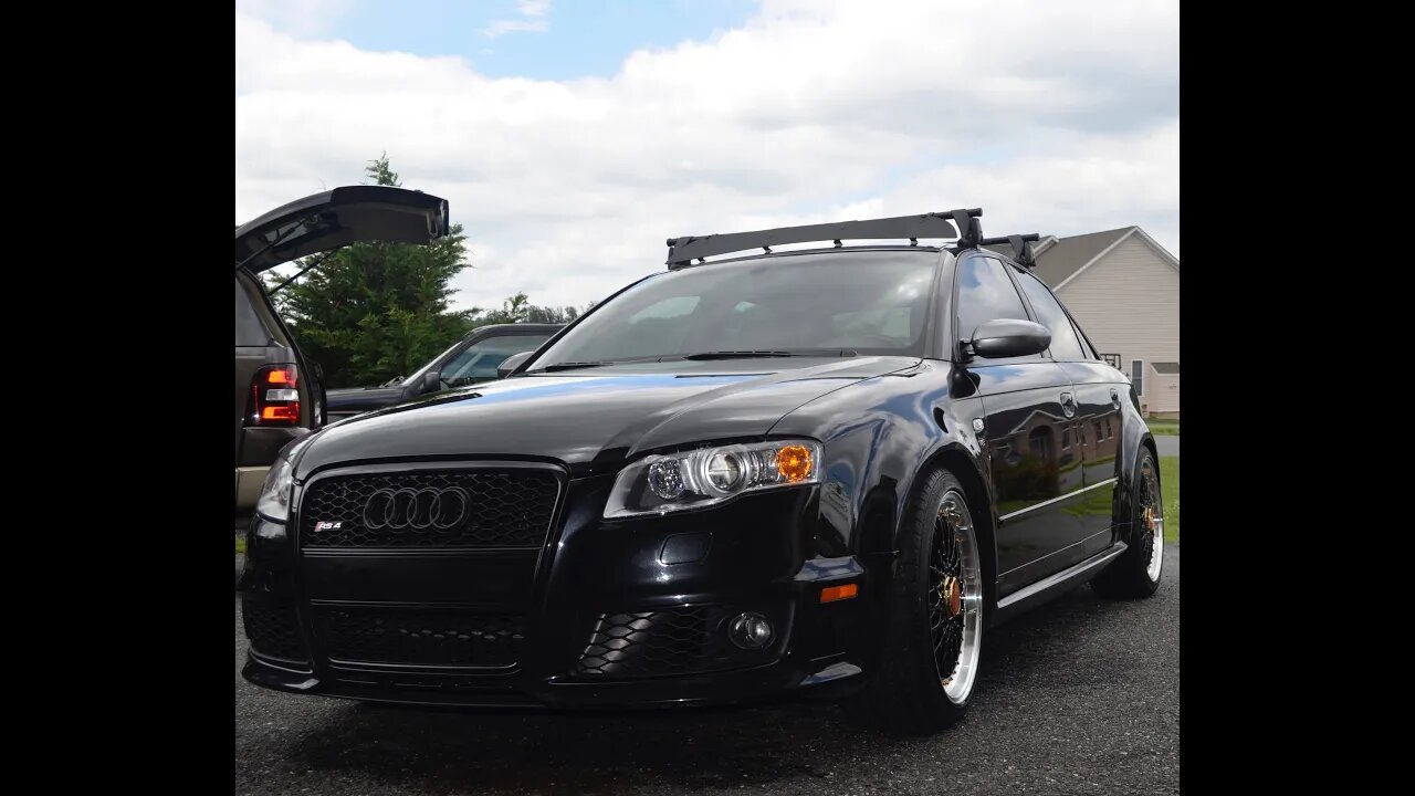 Audi RS4 speed run with a GoPro HD 1080