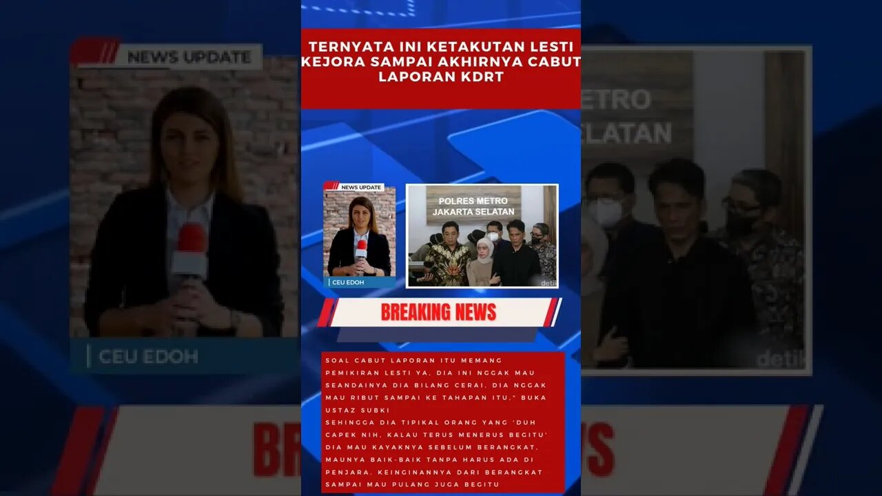 ketakutan lesti kejora sampai akhirnya cabut laporan kdrt rizki billar