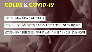 Colds vs COVID-19