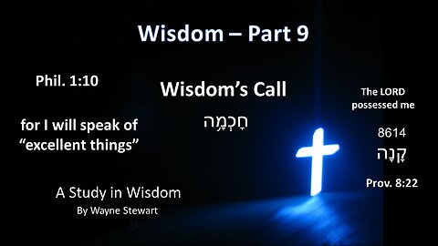 Wisdom - Part 9