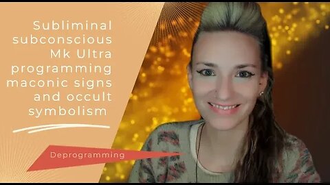 Subliminal subconscious Mk Ultra programming, maconic signs and occult symbolism