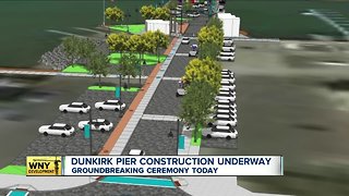 Dunkirk City Pier construction underway