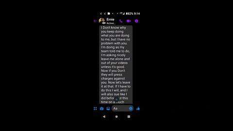 He loves to keep in touch.