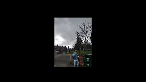 Campus Preaching: Student Gets A Photo And Offers A Salutation (University Of Oregon)