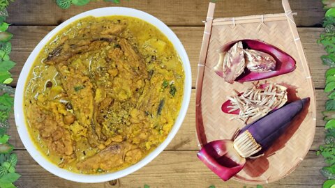 How to make delicious banana flower curry?