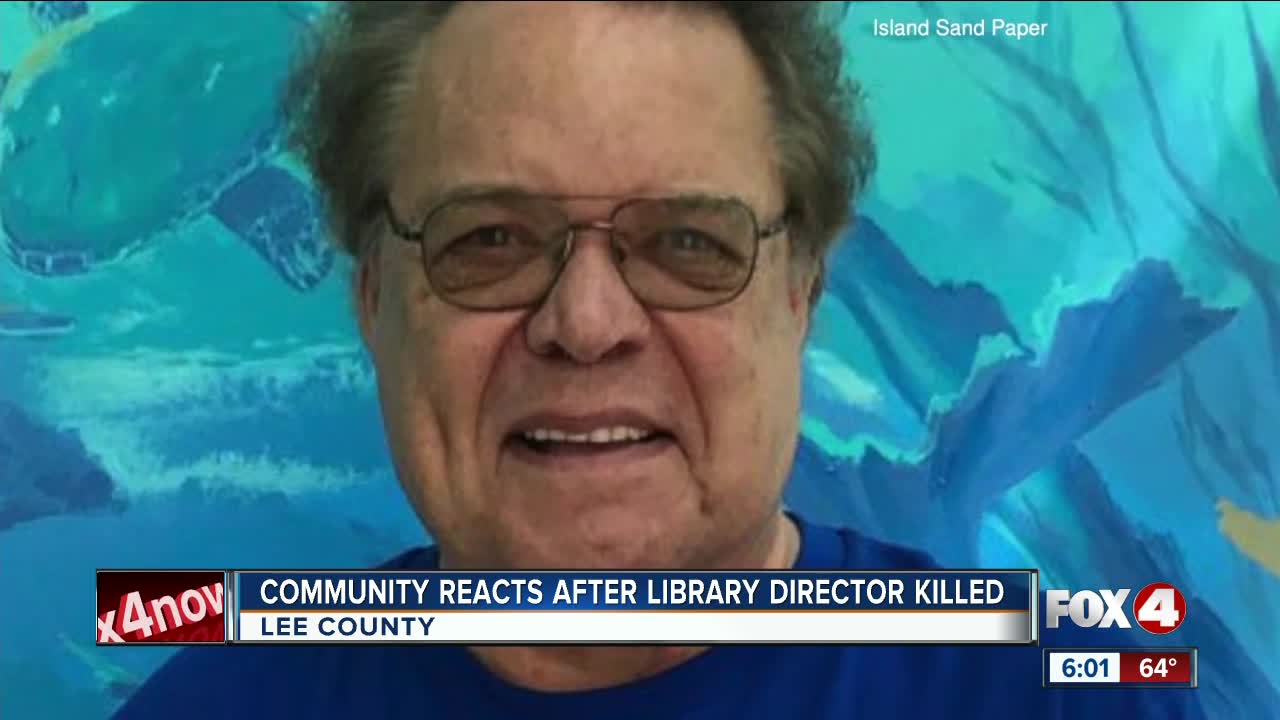 Community reacts after library director killed in Fort Myers Beach