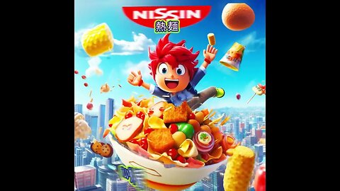 Nissin food bowl #motiongraphics #ramennoodles #noodles