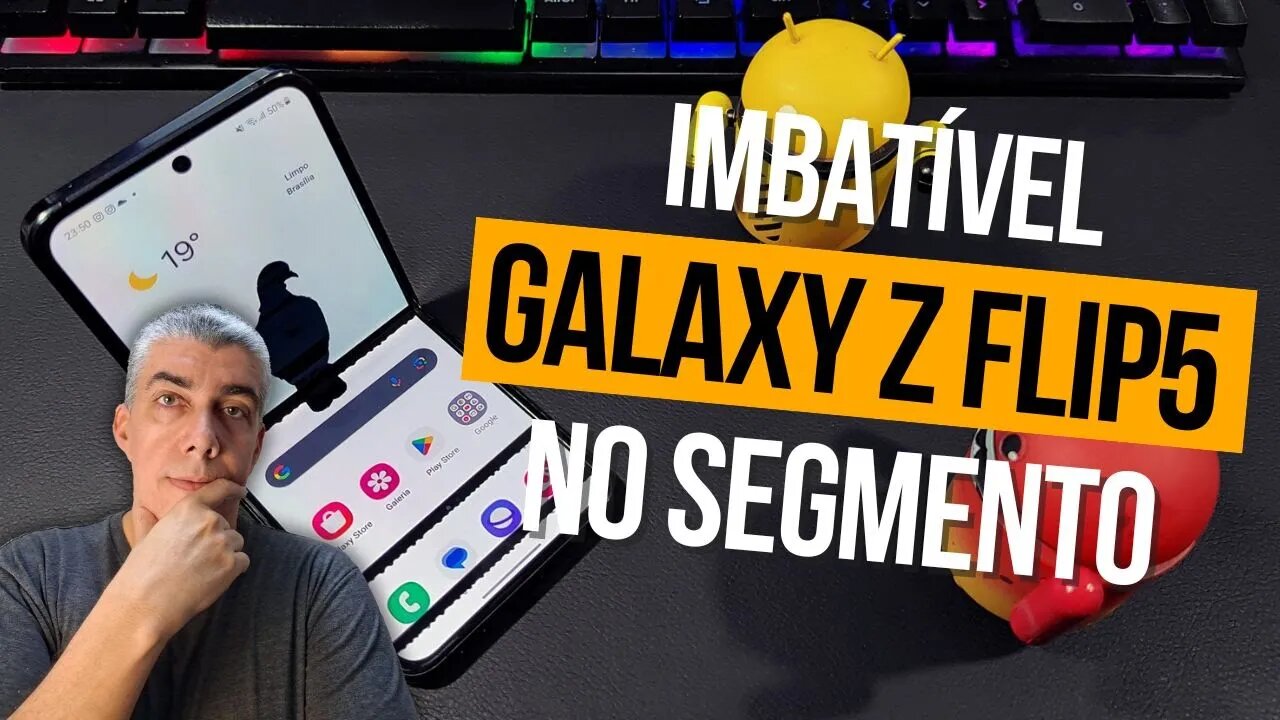 Galaxy Z Flip 5, o novo dobrável da Samsung! Unboxing e Impressões