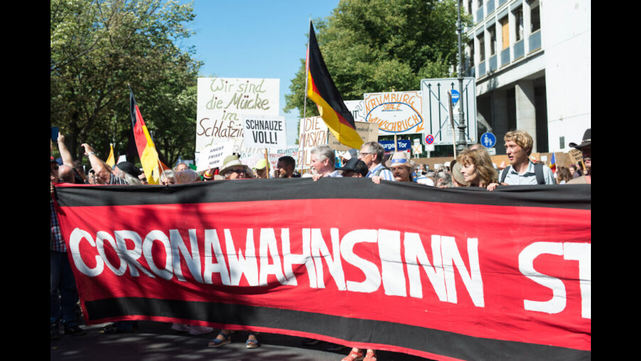 Thousands Protest Covid Restrictions in Germany