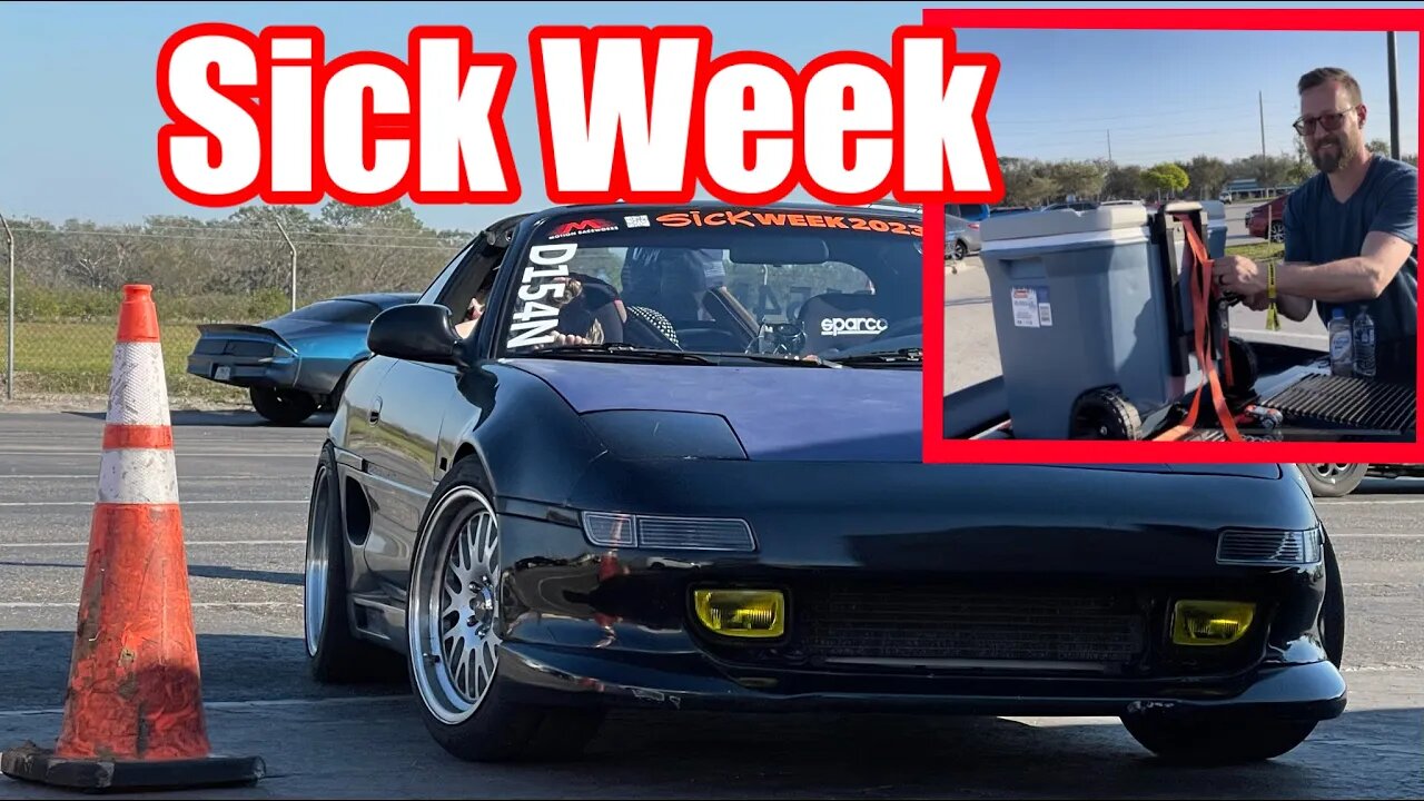 Sick Week Day 2, we strap a GIANT cooler to 4g63 swapped MR2 and blast down the interstate!