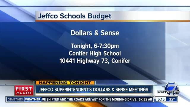 JeffCo Schools inviting public to talk about budget