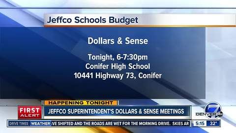 JeffCo Schools inviting public to talk about budget