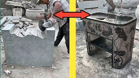 Amazing Stone Shaping Video.