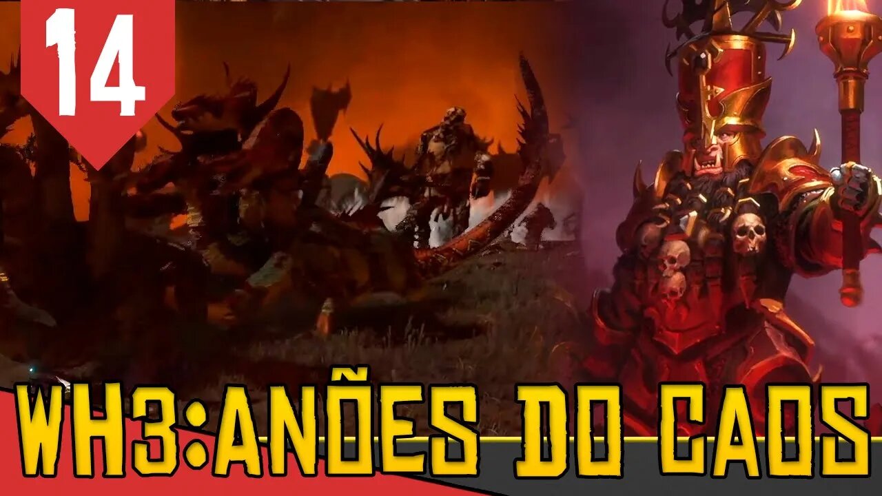 Sinais de CRISE - Total War Warhammer 3 Anões do Caos #14 [Gameplay PT-BR]