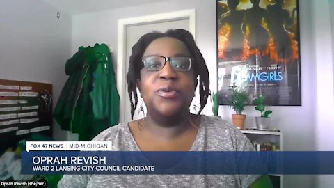 Revish is an import from California who came here to work for Michigan State University. She has lived many other places but says Lansing was the first city that felt like home to her.
