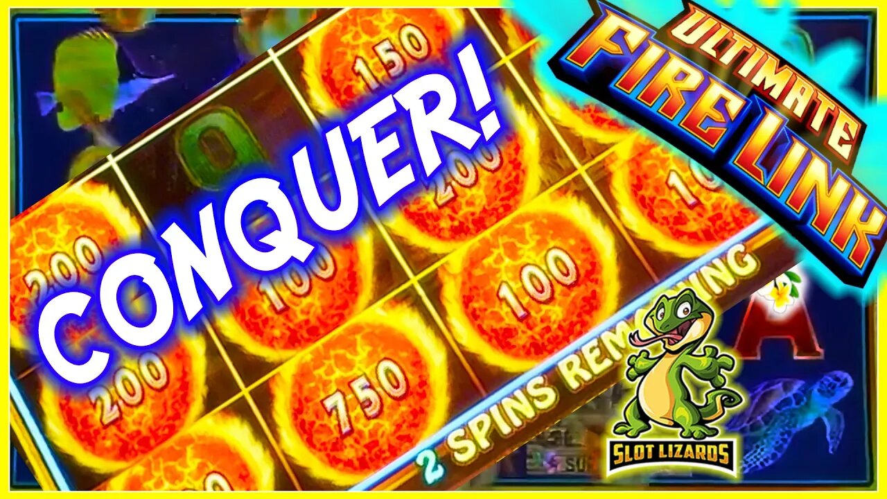 TRYING TO CONQUER THE SEA!!! SWEET BONUS! Ultimate Fire Link North Shore Slot