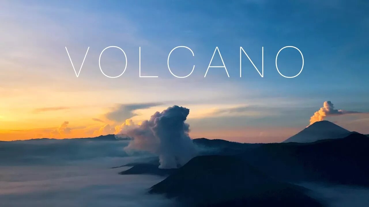 INCREDIBLE VOLCANO DRONE SHOTS || TRAVEL INDONESIA