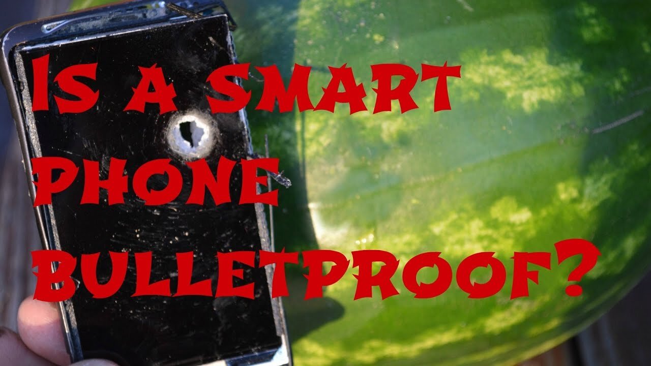 Will a cell phone stop a bullet?