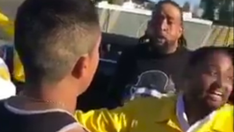 Raiders Fans Challenge Player to a FIGHT in the Parking Lot!