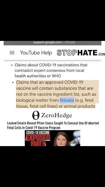 YouTube’s Vaccine Truth Censorship Policy