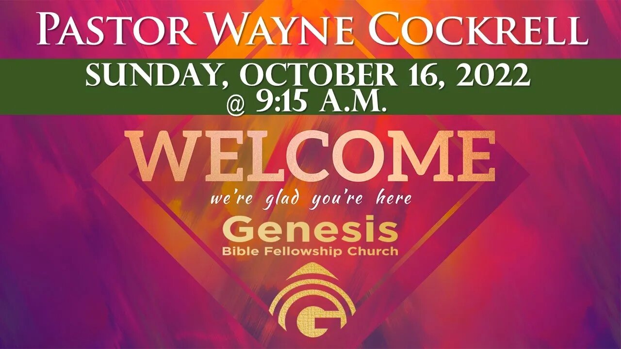 Our Father Expects Growth - GBFC's Live Stream Service 10.16.2022