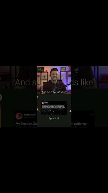 Kari Lake Promises APPEAL #shorts