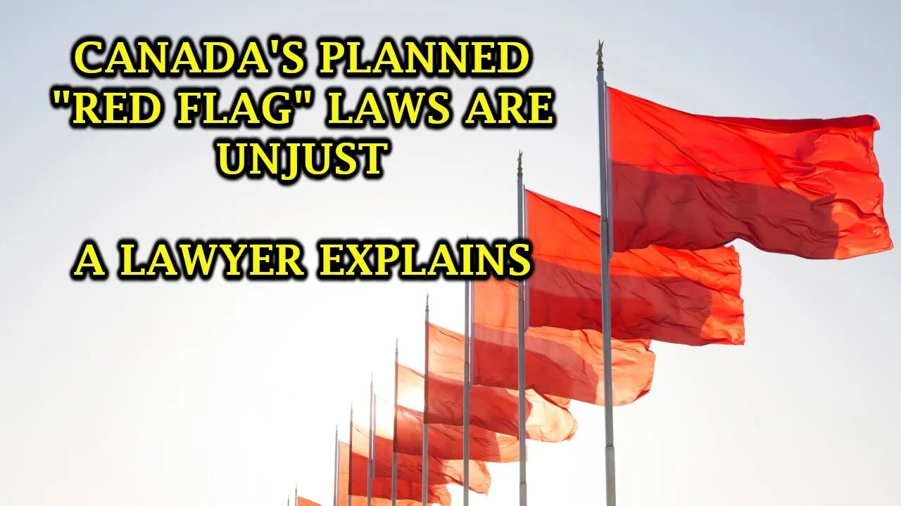 Canada's Planned "Red Flag" Laws Are Unjust - A Lawyer Explains