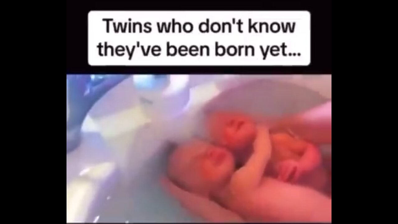 Beautiful twins, don’t know they been born yet…..