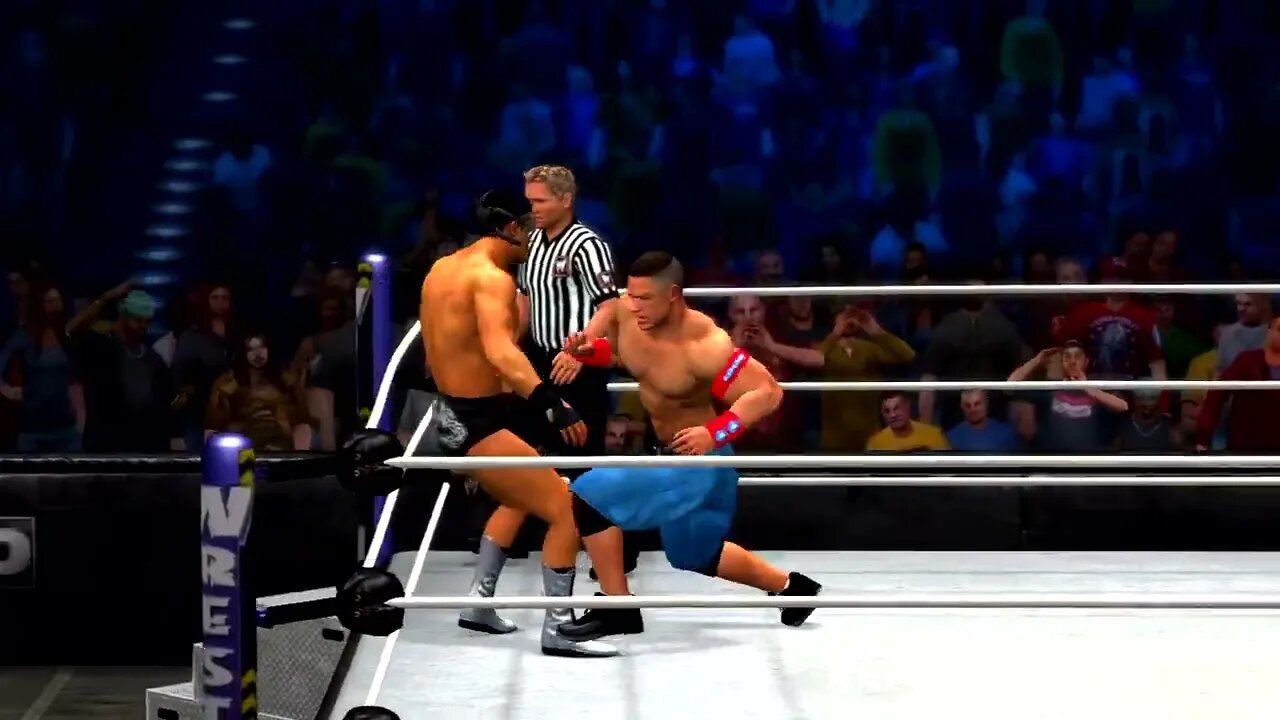 WWE '12 Gameplay John Cena vs Cody Rhodes