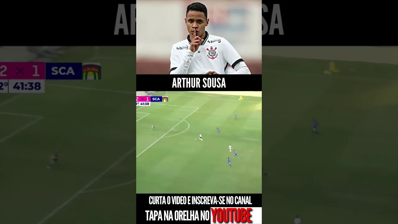 GOLAÇO! ARTHUR SOUSA! CORINTHIANS 3 X 1 SÃO CAETANO. PAULISTÃO SUB-20.