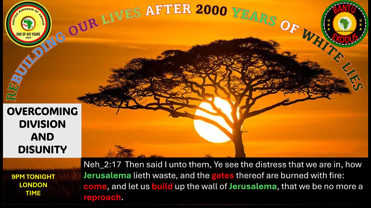 AFRICA IS THE HOLY LAND || OVERCOMING DIVISION AND DISUNITY
