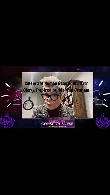 Re-Discover that Human Beauty is a Miracle through the Mirror: based on Martha Graham Quotes #shorts