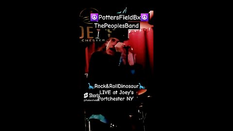 🦕Rock&RollDinosaur🦕 ☮️PottersFieldBx☮️ ThePeoplesBand from the BoogieDown Bx NY