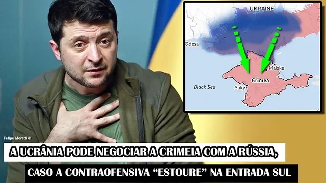 Ucrânia Pode Negociar A Crimeia Com A Rússia, Caso A Contraofensiva “Estoure” Na Entrada Sul