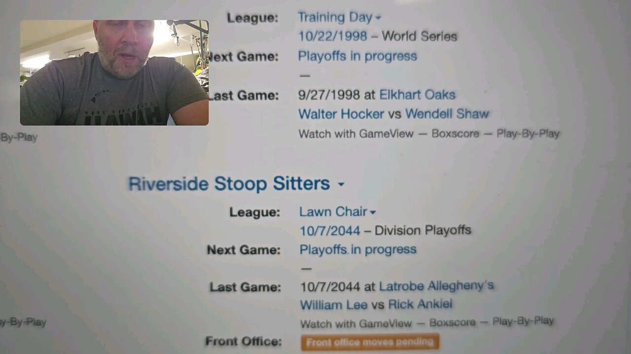 Stoop Sitters vs. Alleghenys GM.#6