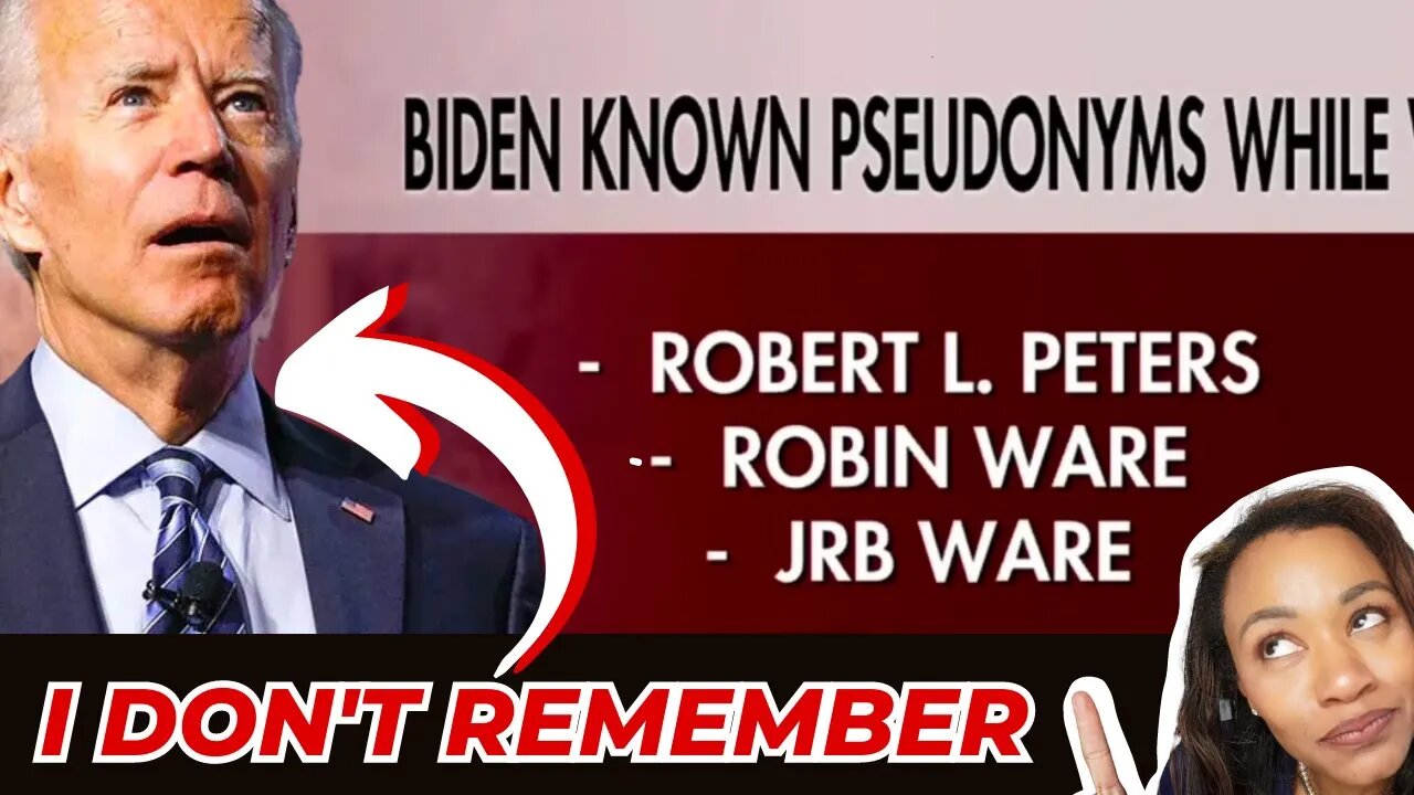 Revealing the Truth: Joe Biden's Pseudonyms and the Biden Crime Family