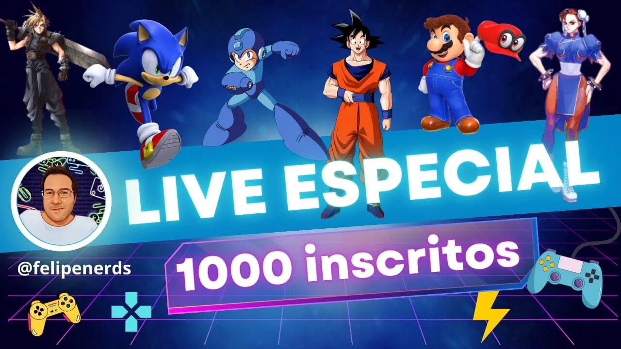 Live especial de 1000 inscritos