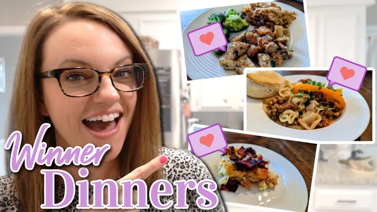 3 DINNER RECIPES | EASY DINNER IDEAS | WINNER DINNERS | NO 122