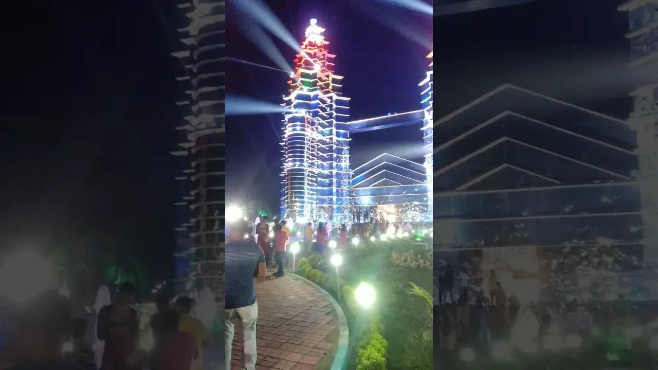 Twin tower Lighting Show Kalyani. #shorts.