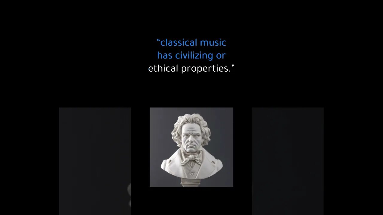 Classical Music for Study and Good Behaviour?