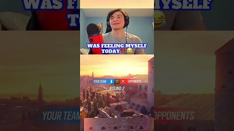 Most Of This Was Luck…😂 | #shorts #rainbowsixsiege #gaming #reaction