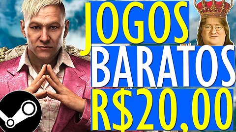 PROMOÇÃO na STEAM!! JOGOS BARATOS POR ATÉ 20 REAIS no PC! PROMOÇÃO de FÉRIAS na STEAM