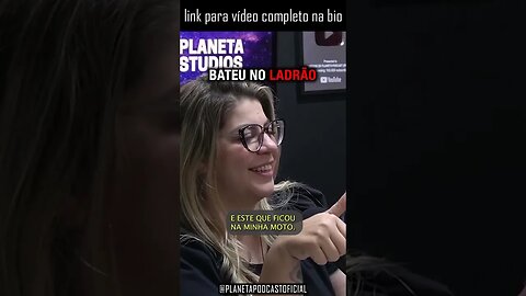 “…EU VOU R0UB4R SUA MOTO” com Renata Said e Bruno Romano | Planeta Podcast #shorts