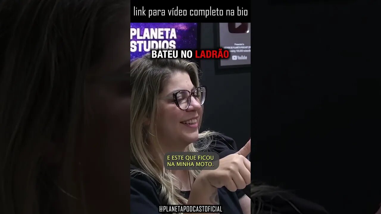 “…EU VOU R0UB4R SUA MOTO” com Renata Said e Bruno Romano | Planeta Podcast #shorts