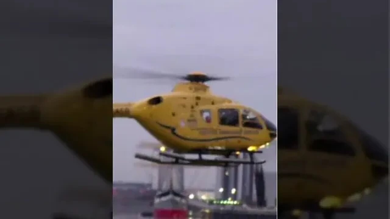 Air Ambulance taking off