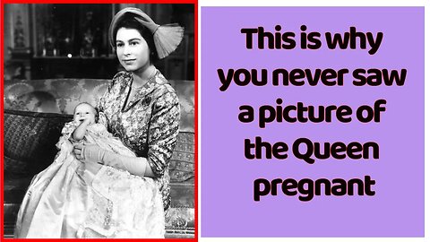 This is why you never saw a picture of the Queen pregnant #news #usanewstoday